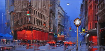 Artworks in 150 Subjects Painting - Flatiron District New York city KG